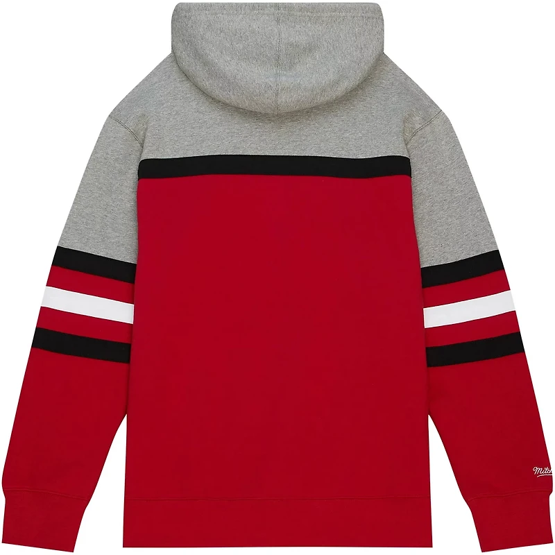 Mitchell  Ness Gray New Jersey Devils Head Coach Pullover Hoodie