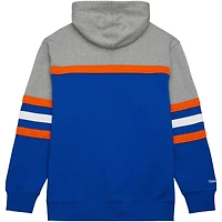 Mitchell  Ness Gray New York Islanders Head Coach Pullover Hoodie