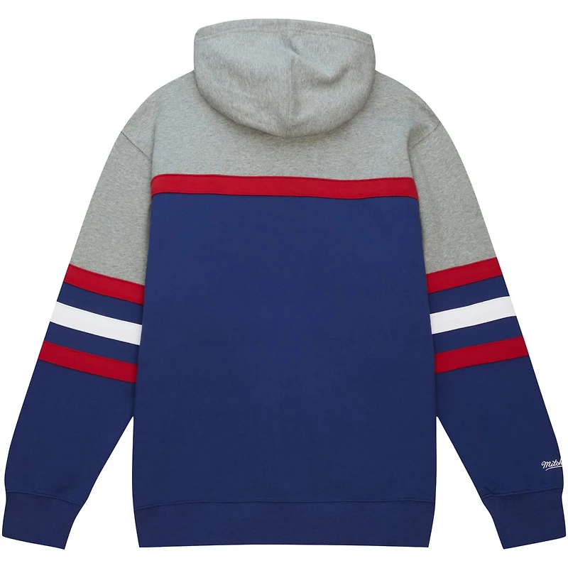 Mitchell  Ness Gray New York Rangers Head Coach Pullover Hoodie