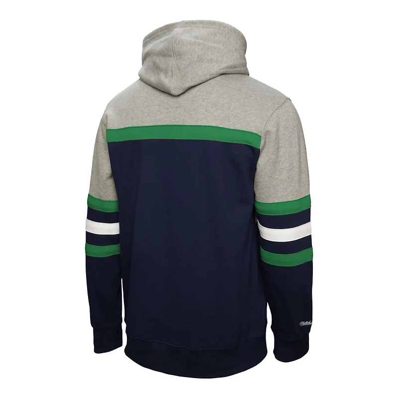 Mitchell  Ness Gray Vancouver Canucks Head Coach Pullover Hoodie