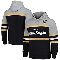 Mitchell  Ness Gray Vegas Golden Knights Head Coach Pullover Hoodie