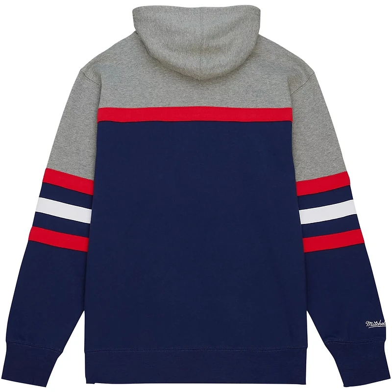 Mitchell  Ness Gray Washington Capitals Head Coach Pullover Hoodie