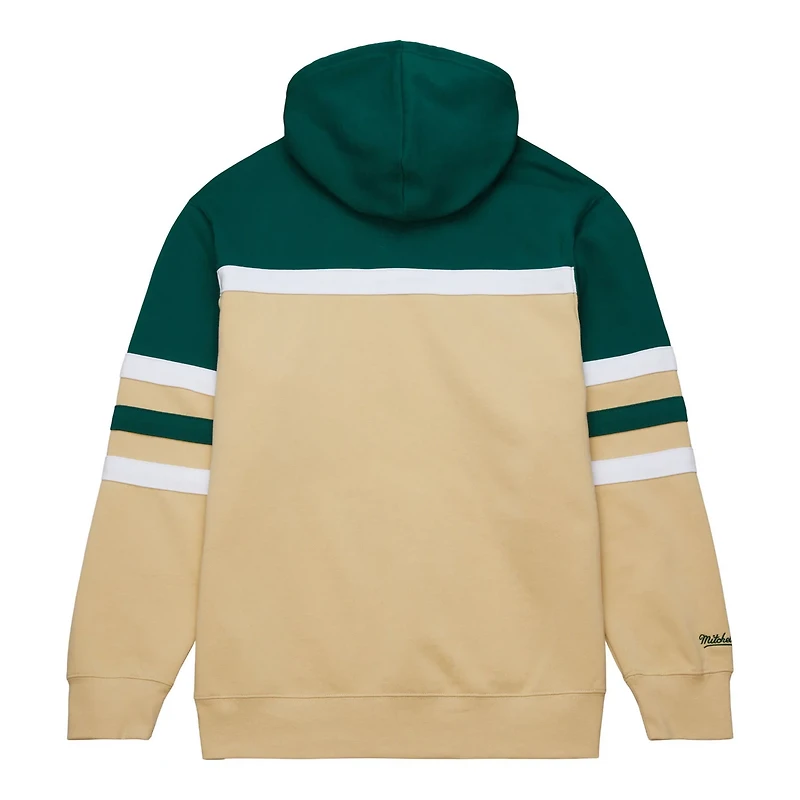Mitchell  Ness Green Minnesota Wild Head Coach Pullover Hoodie