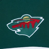 Mitchell  Ness Green Minnesota Wild Head Coach Pullover Hoodie