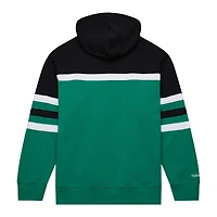 Mitchell  Ness Kelly Black Dallas Stars Head Coach Pullover Hoodie