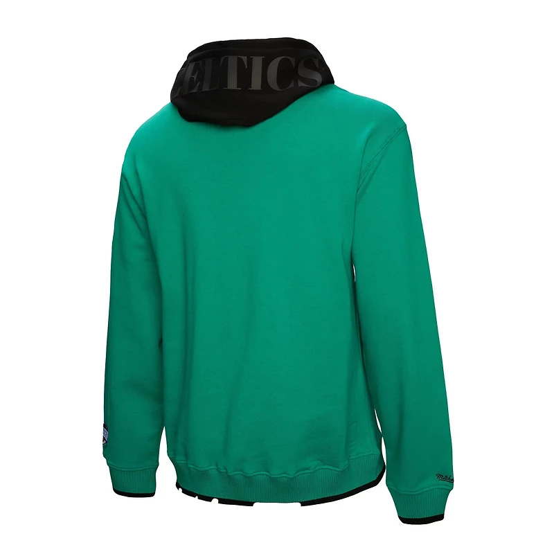 Mitchell  Ness Kelly Boston Celtics Hardwood Classics Team OG 30 Pullover Hoodie