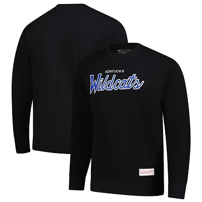 Mitchell  Ness Kentucky Wildcats Elite Script Pullover Sweatshirt