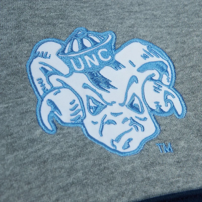 Mitchell Ness Light North Carolina Tar Heels Head Coach Pullover Hoodie