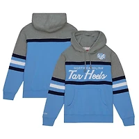 Mitchell  Ness Light North Carolina Tar Heels Head Coach Pullover Hoodie