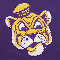Mitchell  Ness LSU Tigers Chainstich Fleece Pullover Hoodie