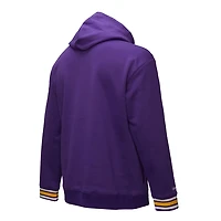 Mitchell  Ness LSU Tigers Chainstich Fleece Pullover Hoodie