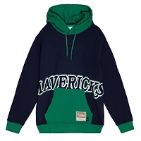 Mitchell & Ness Men’s Dallas Mavericks Hardwood Classics Big Face 5.0 Pullover Hoodie