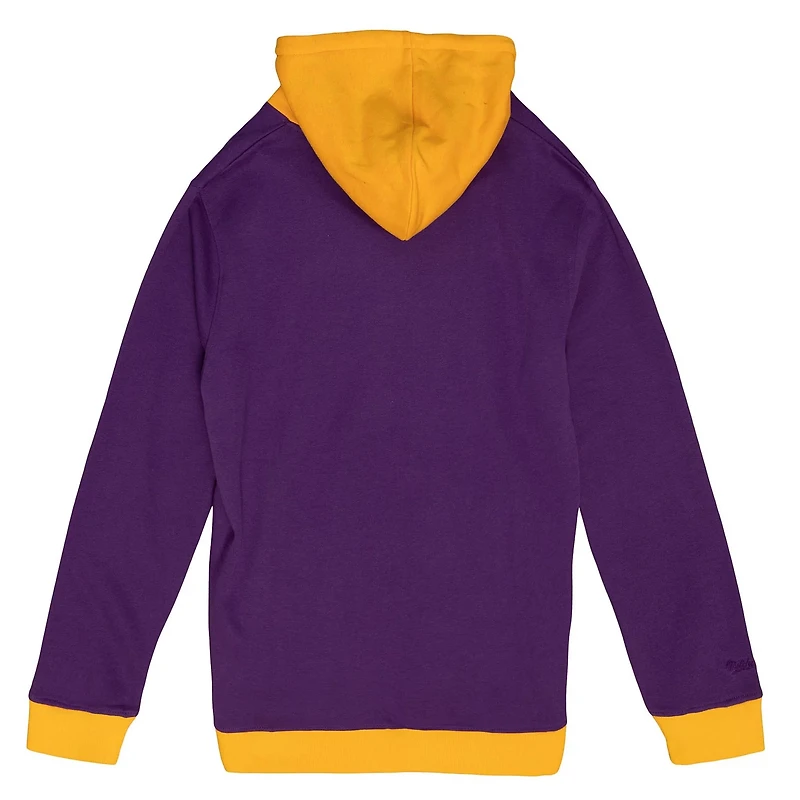 Mitchell & Ness Men’s Los Angeles Lakers Hardwood Classics Big Face 5.0 Pullover Hoodie