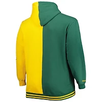 Mitchell & Ness Men's Seattle Supersonics Big and Tall Hardwood Classics Split Pullover Hoodie