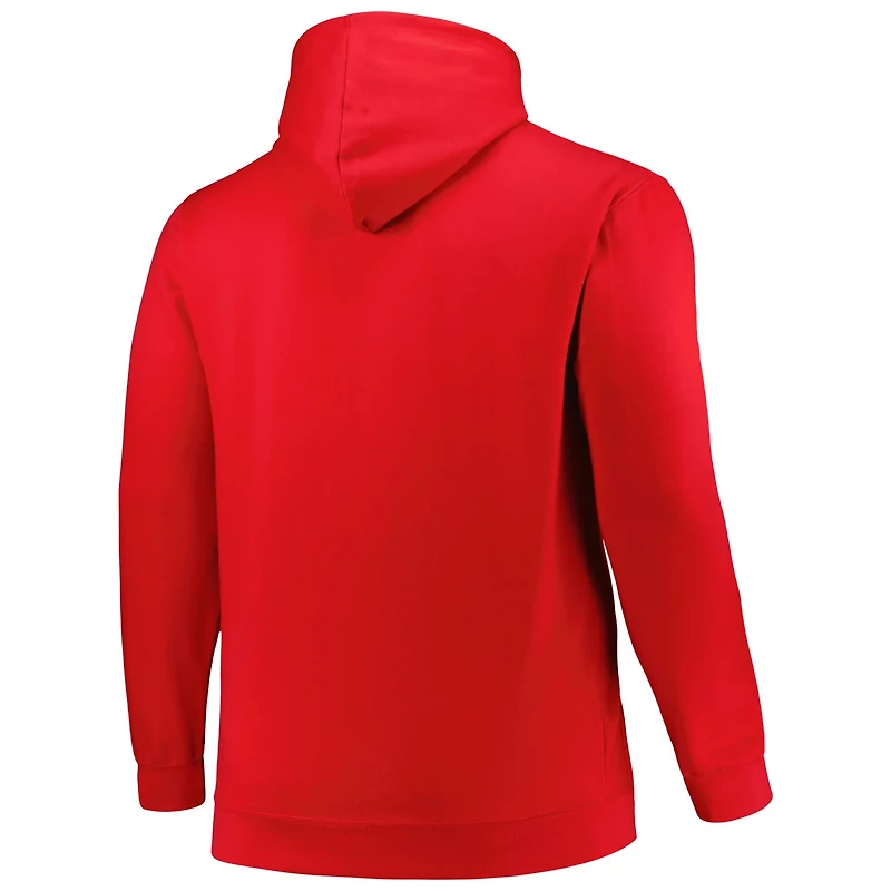 Mitchell  Ness Miami Heat Hardwood Classics Big Tall Pullover Hoodie