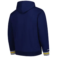 Mitchell  Ness Michigan Wolverines Chainstich Fleece Pullover Hoodie