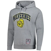Mitchell  Ness Michigan Wolverines Classic Arch Pullover Hoodie