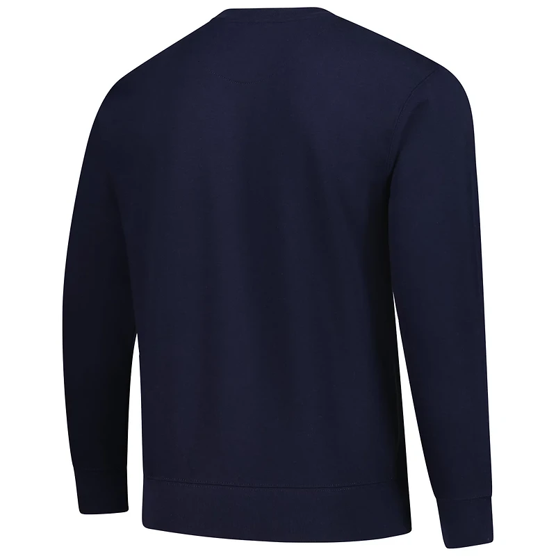 Mitchell  Ness Michigan Wolverines Elite Script Pullover Sweatshirt