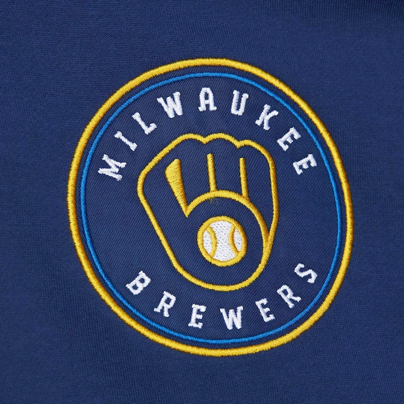 Mitchell  Ness Milwaukee Brewers Team OG 20 Current Logo Pullover Hoodie