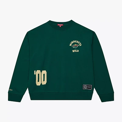 Mitchell  Ness Minnesota Wild Crewneck Sweatshirt