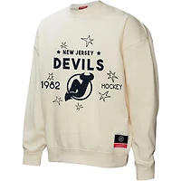 Mitchell  Ness New Jersey Devils Logo 30 Pullover Sweatshirt