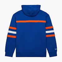 Mitchell  Ness New York Islanders Head Coach Slogan Pullover Hoodie