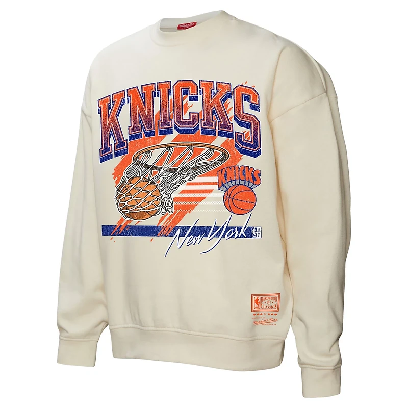 Mitchell Ness New York Knicks Brush Bucket Pullover Sweatshirt