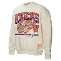 Mitchell  Ness New York Knicks Brush Bucket Pullover Sweatshirt