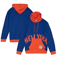 Mitchell  Ness New York Knicks Hardwood Classics Big Face 50 Pullover Hoodie
