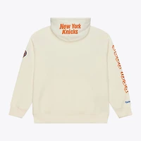 Mitchell  Ness New York Knicks Hardwood Classics Chainstitch Premium Fleece Hoodie