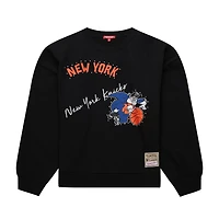 Mitchell  Ness New York Knicks Hardwood Classics Home Team Pullover Sweatshirt