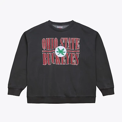 Mitchell  Ness Ohio State Buckeyes Downtown Fleece Sweatshirt