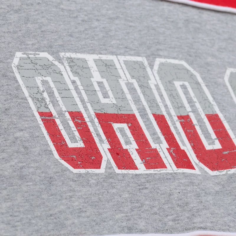 Mitchell  Ness Ohio State Buckeyes Fleece Sweatshirt