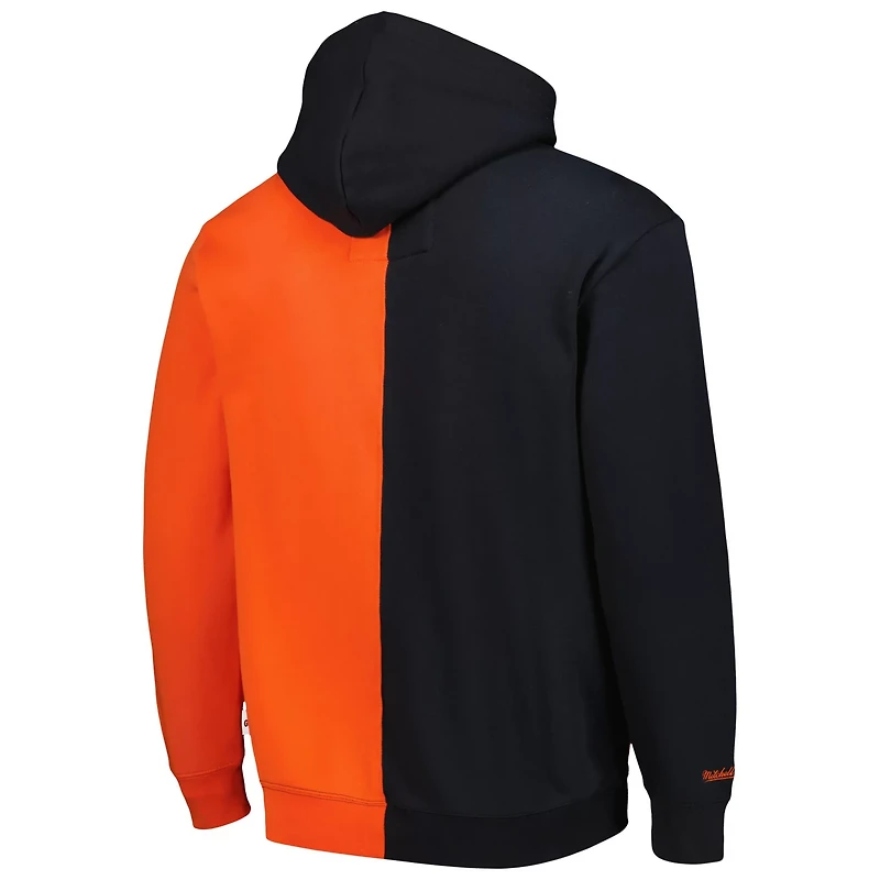 Mitchell  Ness /Orange San Francisco Giants Fleece Full-Zip Hoodie