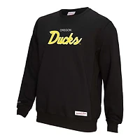Mitchell  Ness Oregon Ducks Elite Script Pullover Sweatshirt