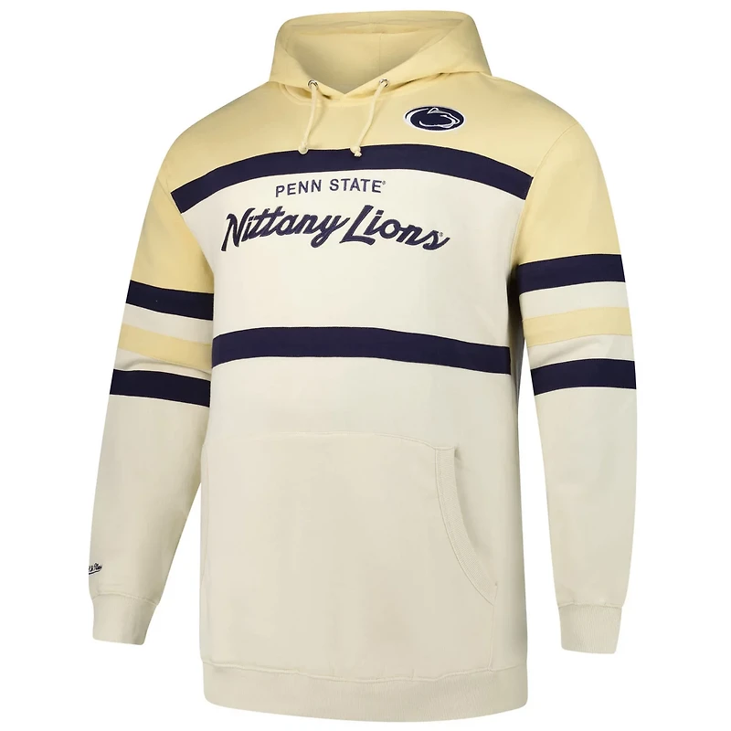 Mitchell  Ness Penn State Nittany Lions Big Tall Head Coach Pullover Hoodie