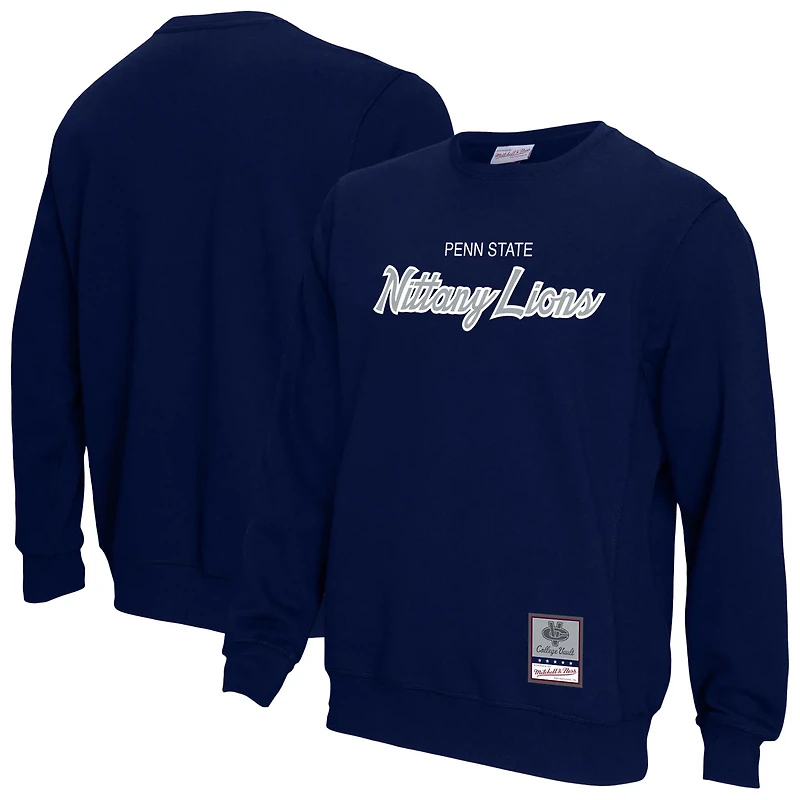 Mitchell  Ness Penn State Nittany Lions Elite Script Pullover Sweatshirt