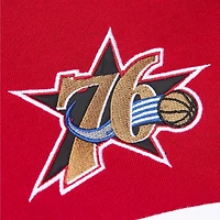 Mitchell  Ness Philadelphia 76ers Big Tall Hardwood Classics Head Coach Pullover Hoodie