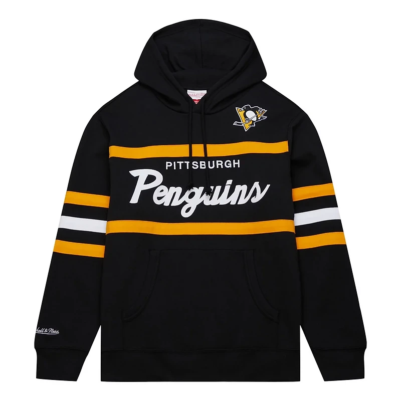 Mitchell Ness Pittsburgh Penguins Head Coach Pullover Hoodie