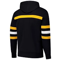 Mitchell  Ness Pittsburgh Penguins Head Coach Slogan Pullover Hoodie
