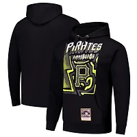 Mitchell  Ness Pittsburgh Pirates Sidewalk Sketch Pullover Hoodie