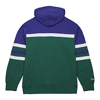 Mitchell  Ness Purple Milwaukee Bucks Head Coach Pullover Hoodie