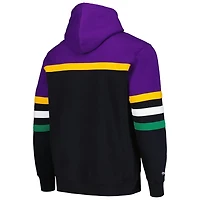Mitchell  Ness Purple Utah Jazz Head Coach Pullover Hoodie