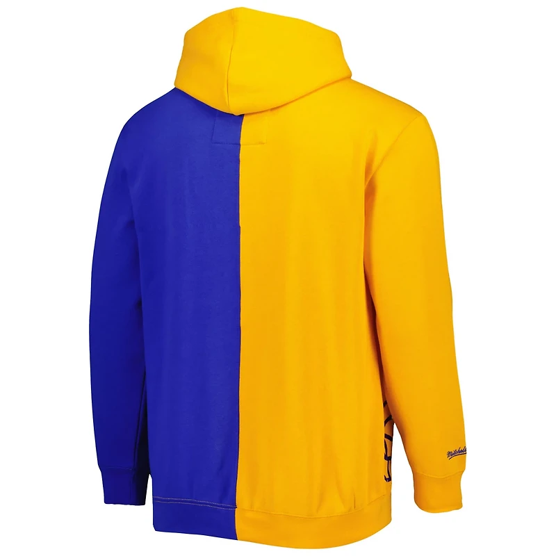 Mitchell  Ness Royal Milwaukee Brewers Fleece Full-Zip Hoodie