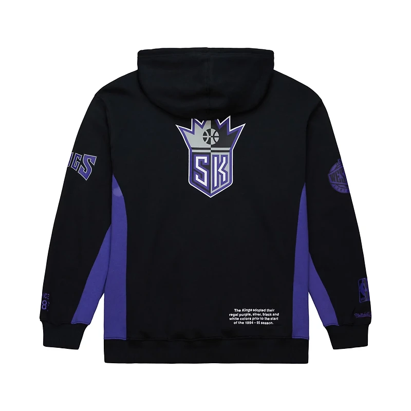 Mitchell  Ness Sacramento Kings Hardwood Classics Team Origins Fleece Pullover Hoodie