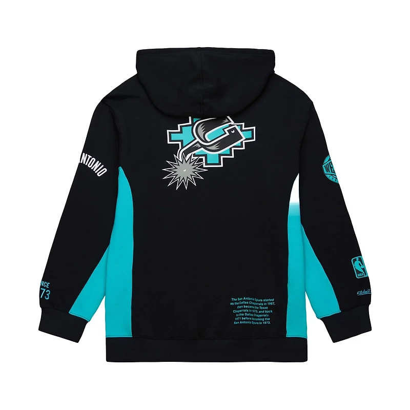 Mitchell  Ness San Antonio Spurs Hardwood Classics Team Origins Fleece Pullover Hoodie