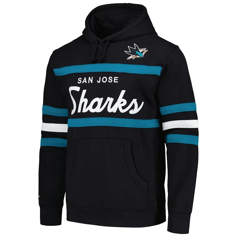 Mitchell  Ness San Jose Sharks Head Coach Pullover Hoodie