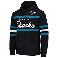 Mitchell  Ness San Jose Sharks Head Coach Pullover Hoodie