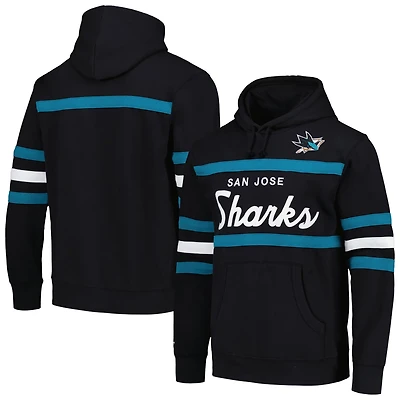 Mitchell  Ness San Jose Sharks Head Coach Pullover Hoodie