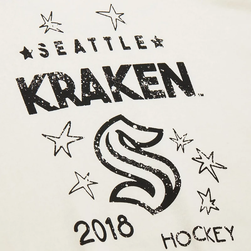 Mitchell  Ness Seattle Kraken Logo 30 Pullover Sweatshirt